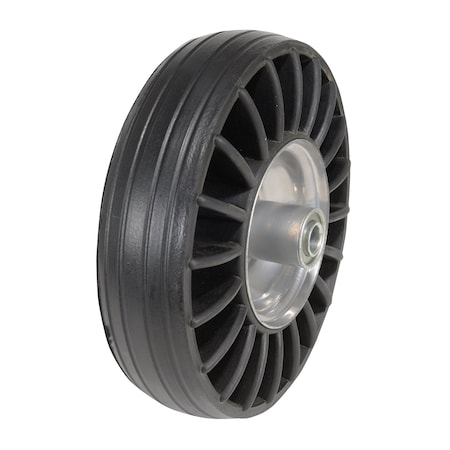 Vestil Black Shock-Absorbing 10 Inch Wheel SAW-10